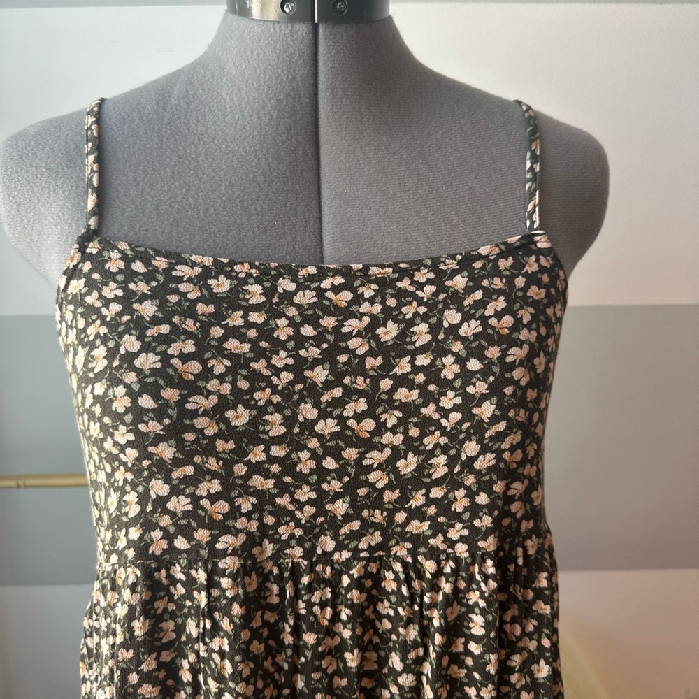 American Eagle Outfitters Brown Floral Dress - Picture 2 of 5